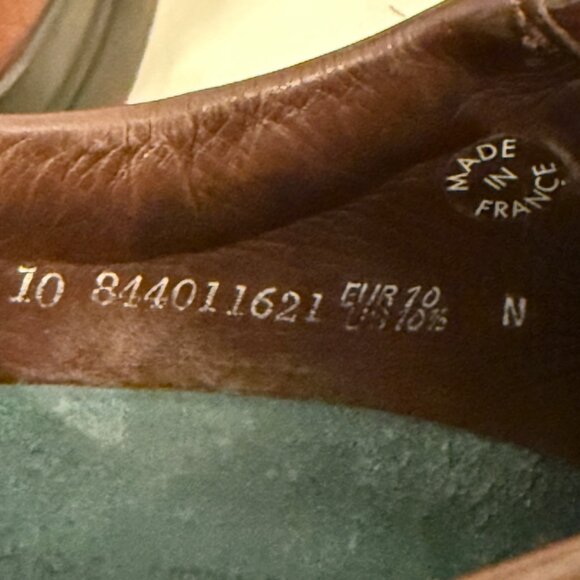 Mephisto Match Runoff Air Jet Brown Leather Casual Sneaker Shoes Men's 10 N US - Picture 9 of 11